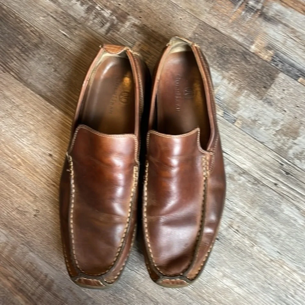 COLE HAAN by Nike-Air Men’s Brown Leather Loafers, Size 11.5